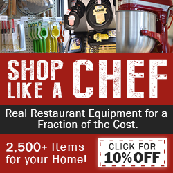 Shop Like a Chef 10% Coupon