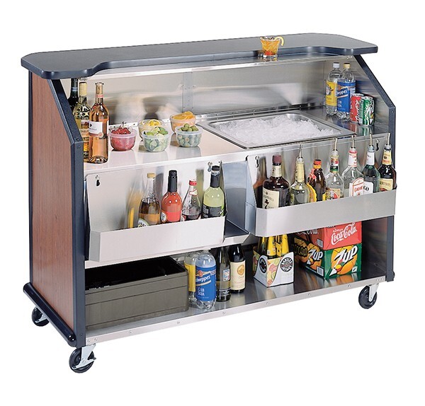 Portable bar with discount stools