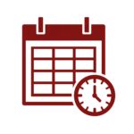 icon of a calendar and a clock